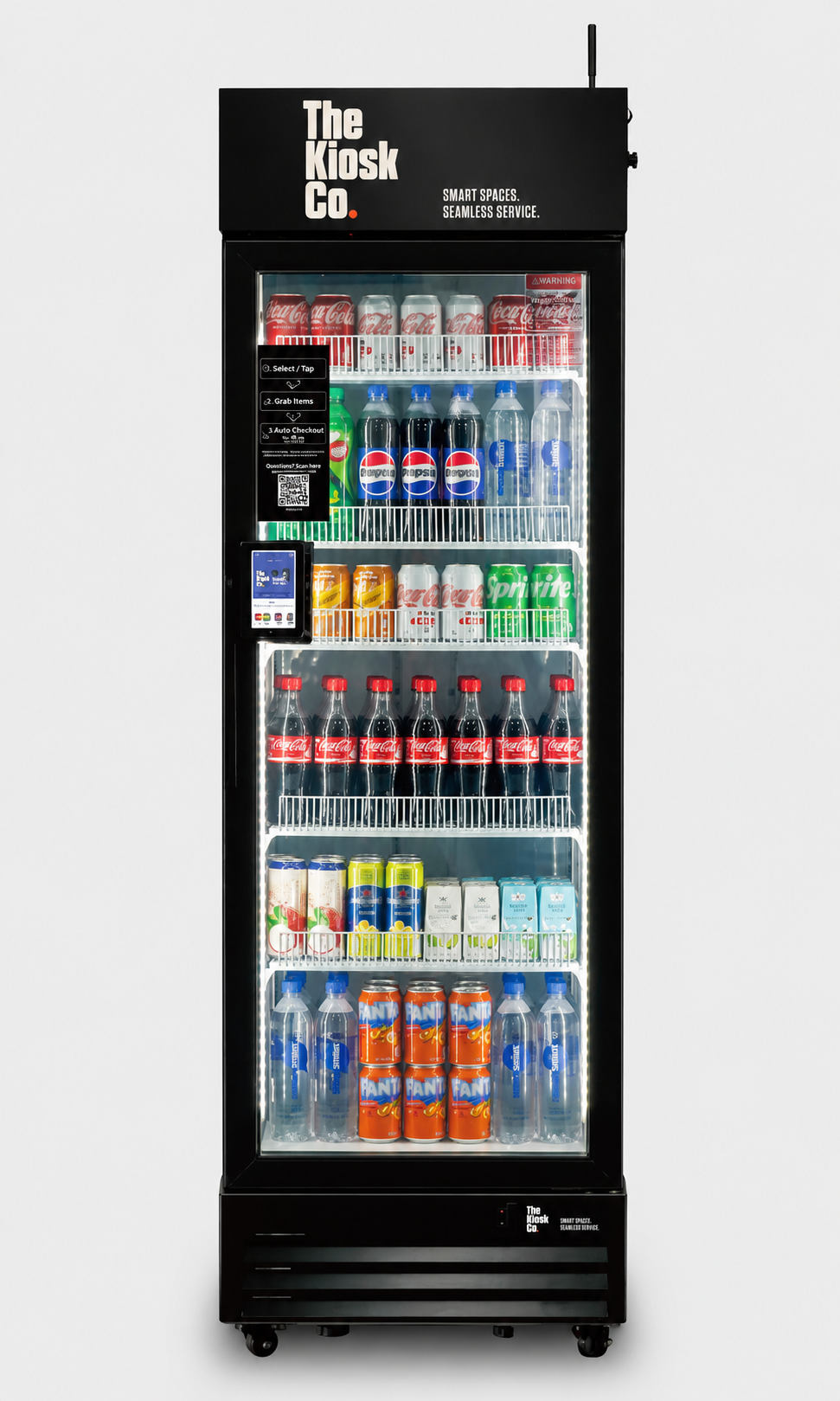 The Kiosk Co. slim drinks vending machine